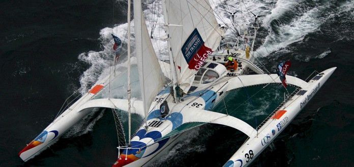 Le trimaran 53´ Great American II de Rich Wilson