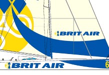 Armel Le Cléac´h, le Rhum avec Brit Air 60' Imoca Brit Air Armel Le Cléac'h ex VMI