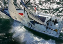 Sept au départ de Calais Jean-Pierre Dick - Virbac-Paprec