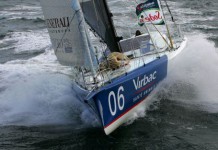 Rolex Fastnet: Dick premier Open 60 à Plymouth! Jean-Pierre Dick - Virbac-Paprec