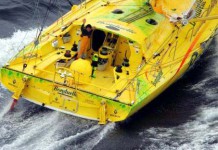 Jean Le Cam franchit le Cap Horn … Jean Le Cam / Bonduelle