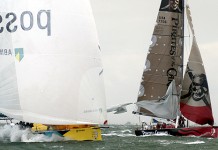 ABN AMRO 1 frappe encore… ABN AMRO 1 Pirates spi déchiré