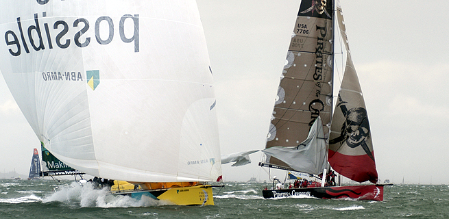 ABN AMRO 1 Pirates spi déchiré ABN AMRO 1 Pirates spi déchiré