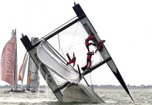 Trop puissant ! Volvo Extreme 40 Portsmouth chavirage