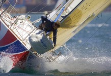 Coup d´envoi musclé pour la Solo Méditerranée Solo Mediterranee 2006 jour 1 Bostik