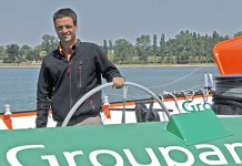 Cammas, skipper comblé… Cammas Groupama 3
