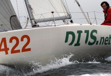 Vers la ligne d’arrivée Mini Fastnet bato 422