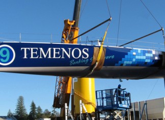 Temenos II mis à l’eau Mise à l'eau Temenos II Dominique Wavre