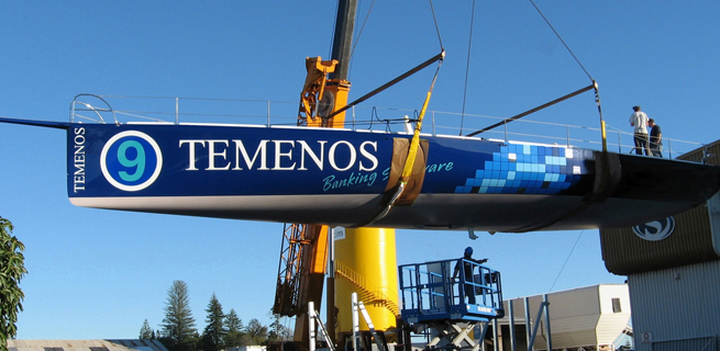 Mise à l'eau Temenos II Dominique Wavre