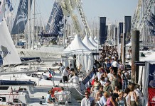 Grand Pavois 2006 : récupération des fusées de détresse et textiles. Grand Pavois