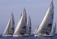 Spi Rouge pour Ile de France La flotte du Tour de France à la Voile 2006