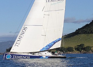 Premiers bords pour Temenos II Temenos II Dominique Wavre première navigation Nouvelle Zélande