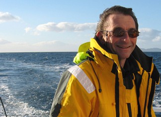 Temenos II amarré à La Rochelle Dominique Wavre Temenos II à bord Tauranga