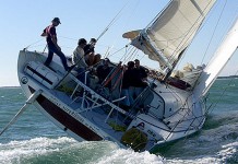 nke fait ses comptes avant le départ du Rhum. Jardin Bio