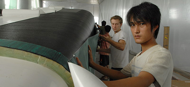 Construction CHN95 China Team oct 2006