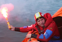 Les solitaires se jettent à l´eau Alex Thomson stage de survie Velux 5 Oceans 2006