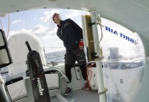 Armel Le Cléac’h a enfin récupéré son bateau Armel Le Cleac´h sur Brit Air