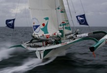 Desjoyeaux et Dick en tête ce matin … GEANT