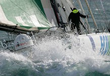 Golding remonte (doucement) la pente Ecover Pré-Vendée Globe 2004 Golding