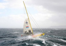 Stamm, 55° sud ! Cheminées Poujoulat 3 ris 1ère étape Velux 5 Oceans Stamm