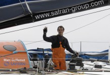 Safran en tête… avec 0,6 milles d’avance Marc Guillemot / Safran