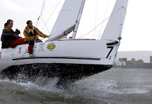 Morvan remet son titre en jeu Championnats de France Espoir Match Racing Le Havre 2006