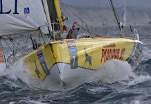 Bernard Stamm aux portes du grand sud… Bernard Stamm sur Poujoulat