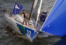Bataille rangée en Class 40 Philippe Legros pogo 40 Route du Rhum 2006