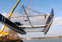 Lemonchois bientôt à la barre de Gitana 13 Mise à leau Gitana 13