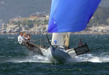 22 équipages au Grand Prix d’Italie j.j Giltinan/18pieds australiens