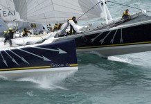 Gitana 13 en approche du Pot au noir Top départ de Cadix pour Gitana 13