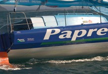 Invités de marque à bord de Paprec-Virbac Paprec Virbac rouf coulissant