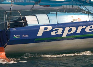 Invités de marque à bord de Paprec-Virbac Paprec Virbac rouf coulissant