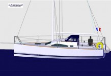 Un 8m par Eric Henseval et le chantier Pichavant. 8m Pichavant