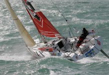 Le coup de vent est bien là ! Bertrand De Broc sur Les Mousquetaires Trophée BPE 2007
