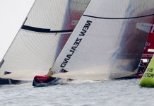 Top départ de la Louis Vuitton Cup Team New Zealand