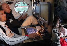 Rythme soutenu pour Groupama 3 Groupama 3 route de la decouverte avril 2007