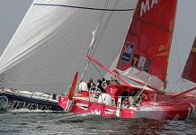 Le Cam, meilleur chrono du jour … VM Materiaux Grand Prix Petit Navire