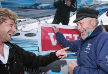 Knox-Johnston, infatigable légende Robin Knox-Johnston Bernard Stamm arrivée Velux Bilbao