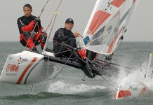 De la fumée sous les étraves Raid Bleu Normandie F18