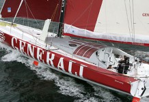 Baptême du voilier Generali J-1, Zidane à La Trinité sur mer 60 pieds Générali