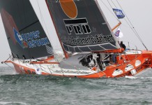 Une bulle anticyclonique sur la route des leaders Calais Round Britain PRB Vincent Riou