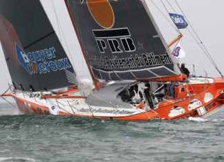 Une bulle anticyclonique sur la route des leaders Calais Round Britain PRB Vincent Riou
