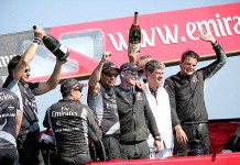 Emirates Team New Zealand remporte la Louis Vuitton Cup 5-0 face à Luna Rossa Challenge Victoire Team New Zealand