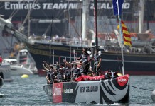 La 32e America´s Cup aura-t-elle un vainqueur ce soir ? Final America s Cup team New Zealand Alinghi