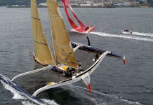 Lemonchois en multi, Le Cam en mono Defi Douarnenez