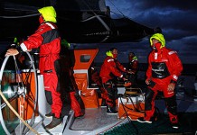 Groupama 3 fait route vers la ligne du Trophée Jules Verne Groupama