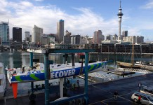 Ecover 3 est arrivé à Auckland Ecover 3 a Auckland