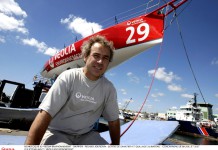 Fin de chantier pour le Veolia de Roland Jourdain Roland Jourdain / Véolia