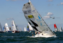 C’est parti pour la 2e étape de la Transat 6,50 Transat 6.50 2007 départ flotte